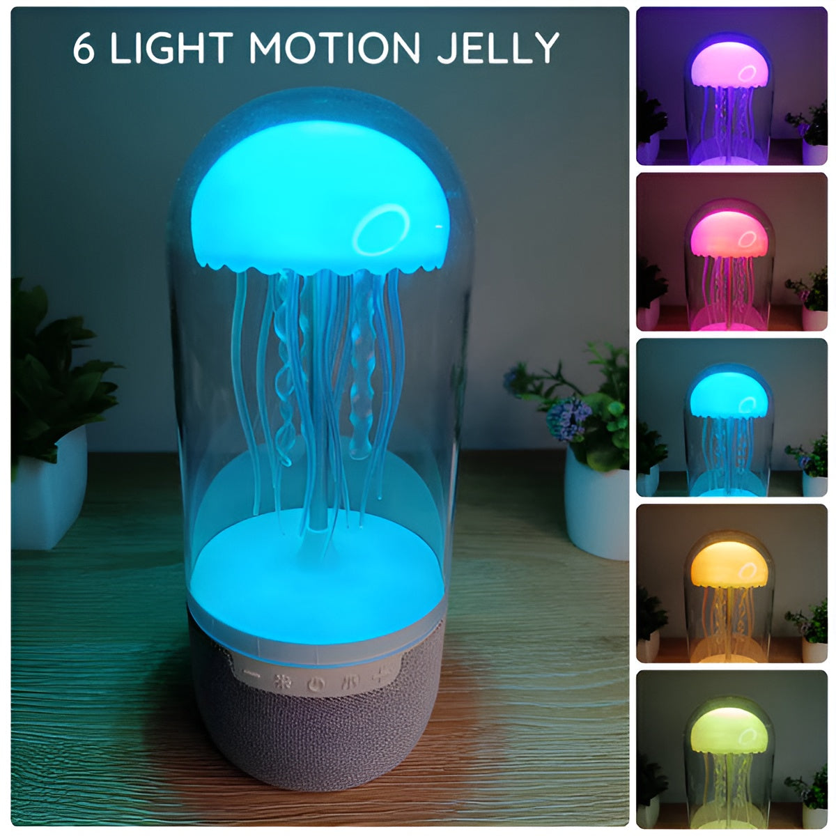 Portable Jellyfish Lamp Speaker