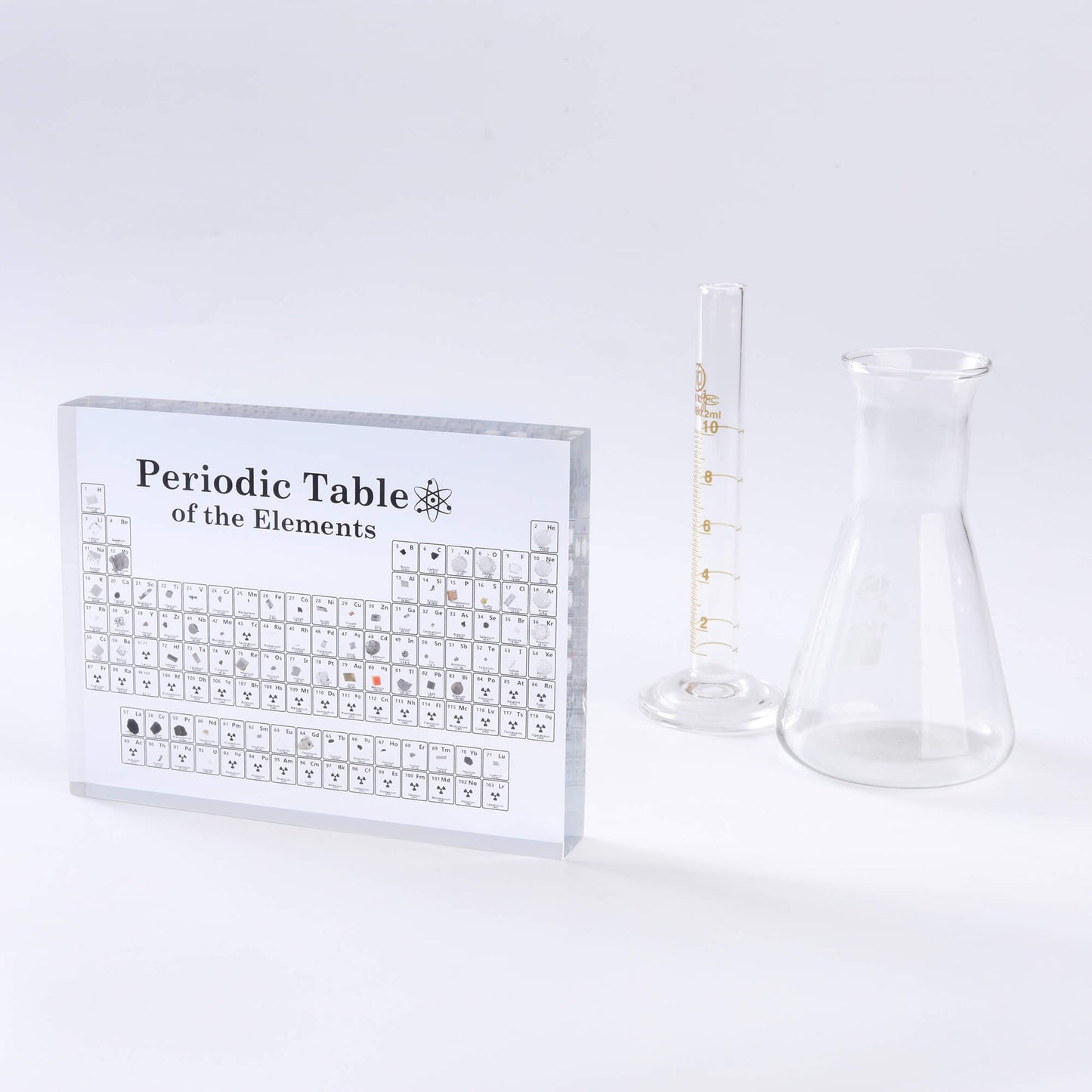 Acrylic Periodic Table With Real Elements