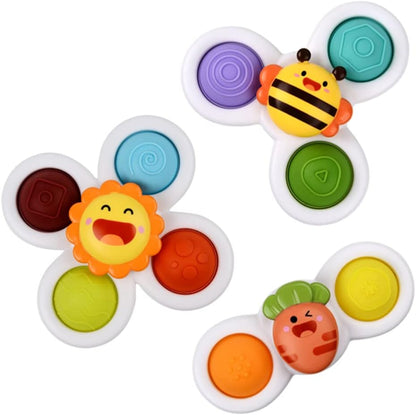 Suction Cup Spinning Top Toy