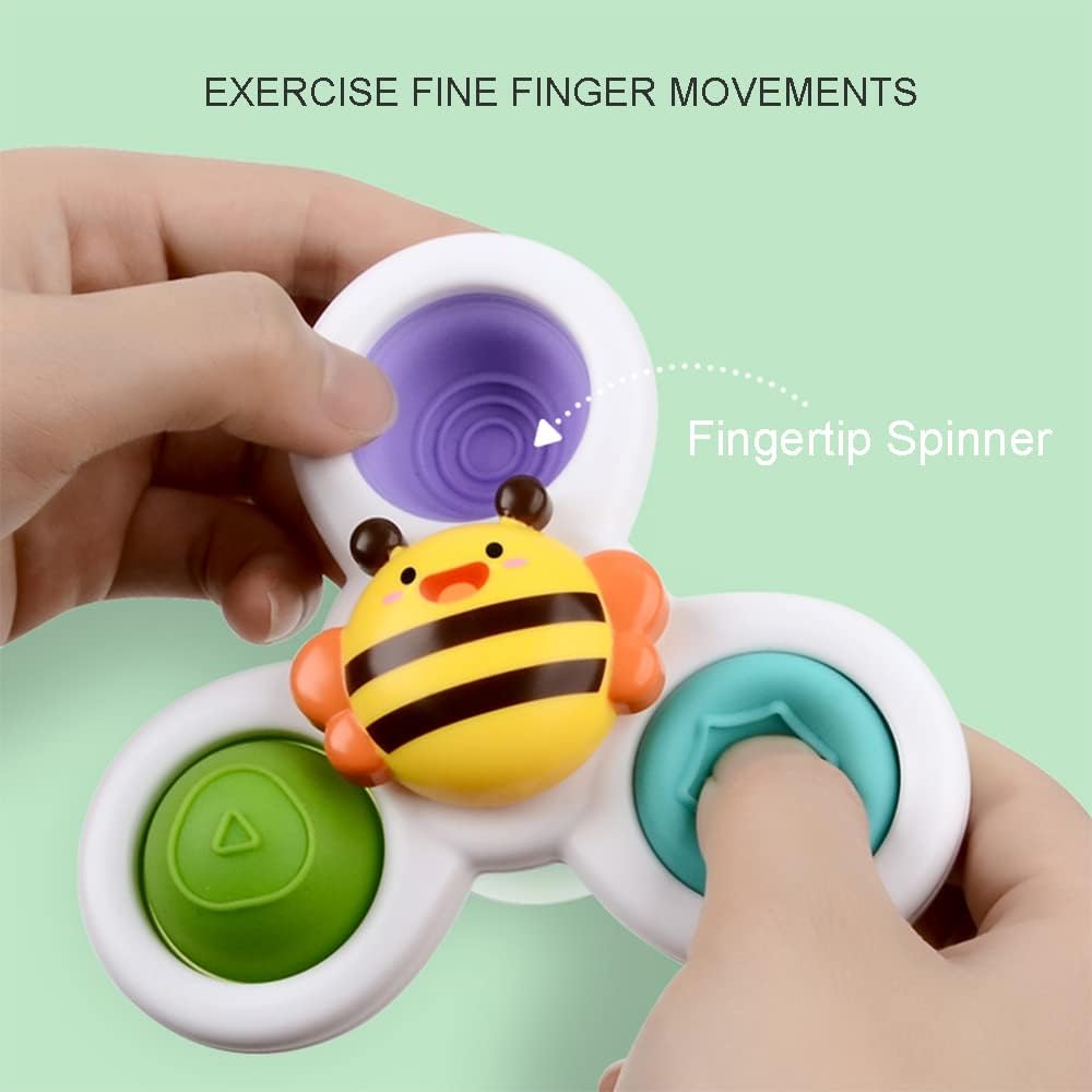 Suction Cup Spinning Top Toy