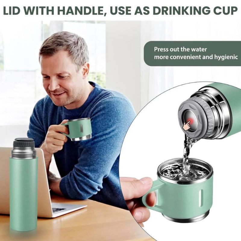 Stainless Steel Vacuum Insulated Thermal Mug 500ml