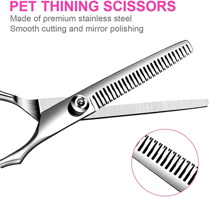 Professional Dog Grooming Scissors Kit