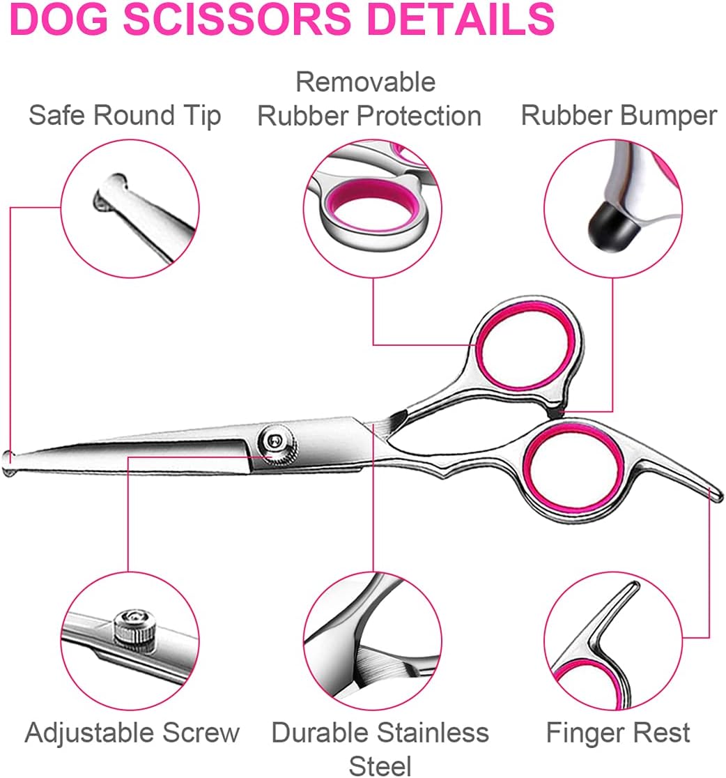 Professional Dog Grooming Scissors Kit