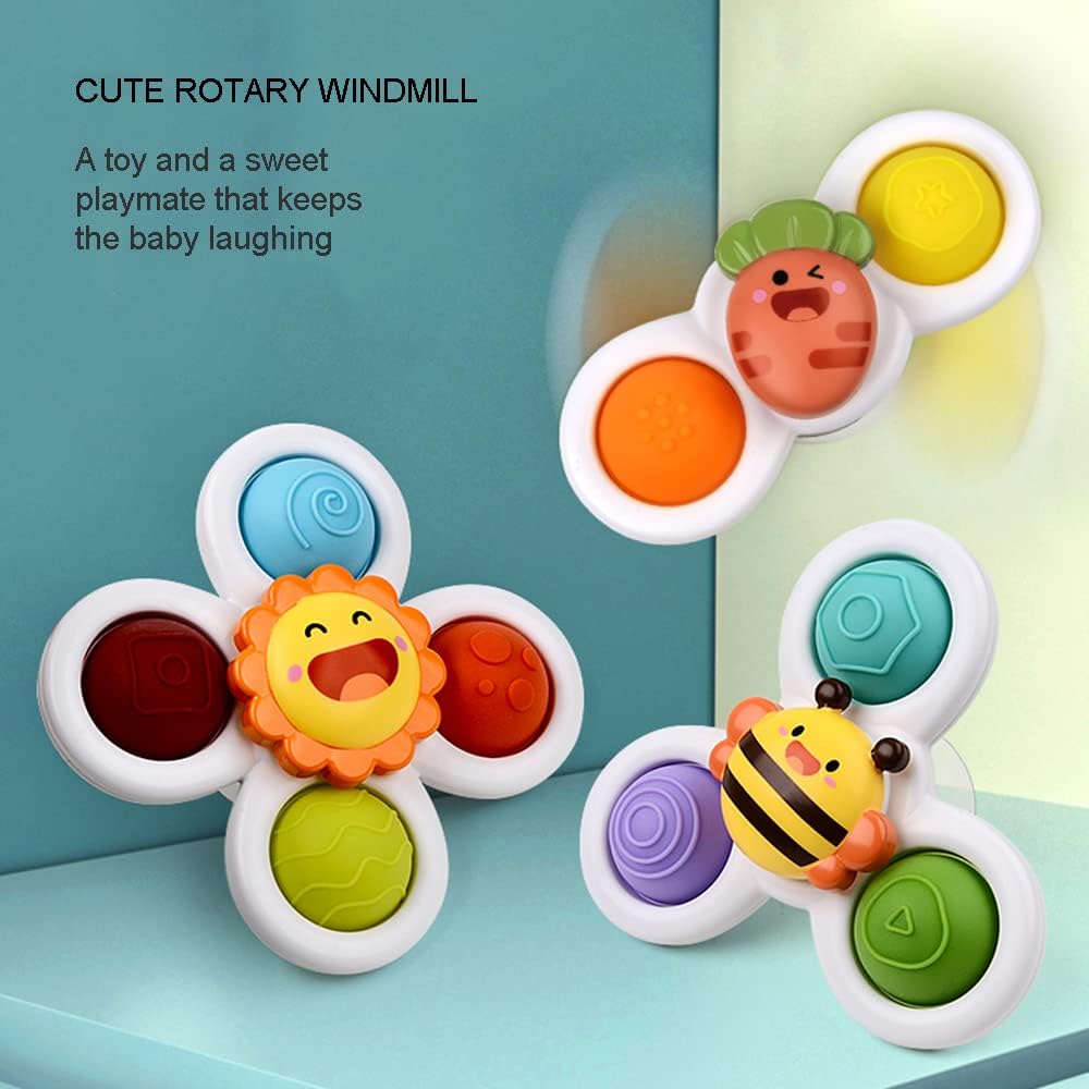 Suction Cup Spinning Top Toy