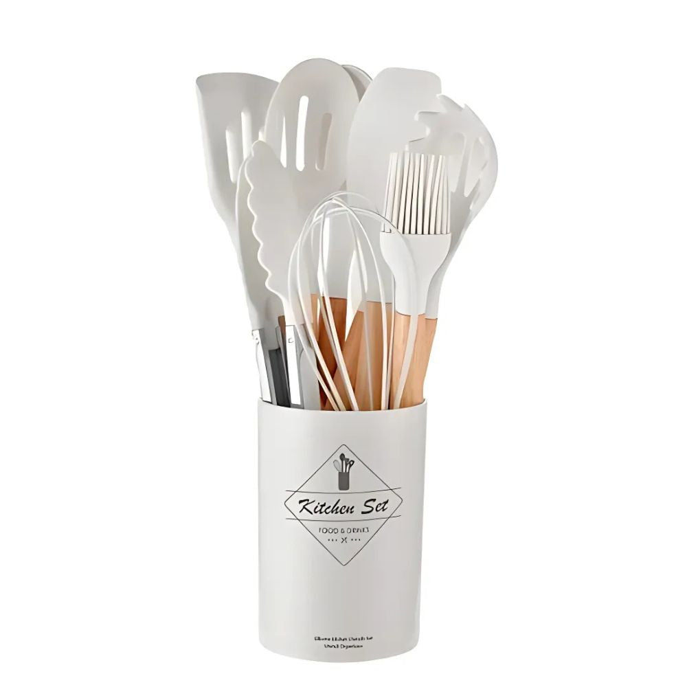 12pcs Silicone Non-Stick Cooking Utensil Set