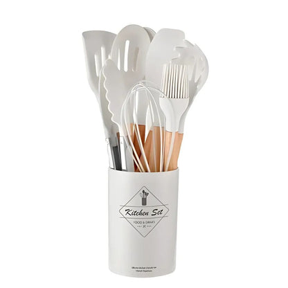 12pcs Silicone Non-Stick Cooking Utensil Set