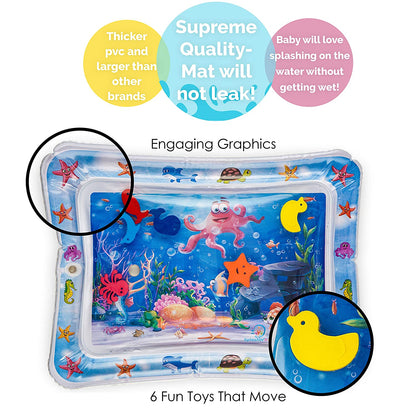 Inflatable Tummy Time Premium Water mat Infants