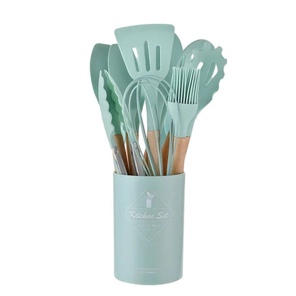 12pcs Silicone Non-Stick Cooking Utensil Set